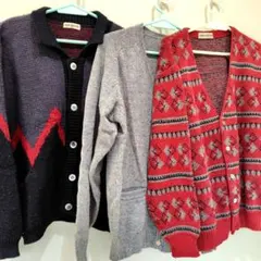 メンズ　ニットカーディガン Мサイズ