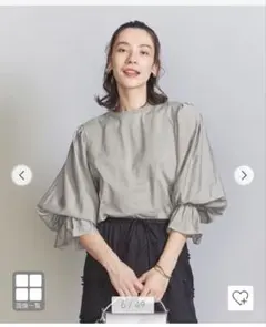 ユナイテッドアローズ　ボリュームスリーブコンビプルオーバー