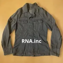 RNA.inc ミリタリージャケット チャコール Ｍサイズ