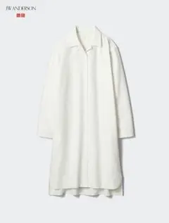 JW ANDERSON×ユニクロ/ホワイト シャツワンピース