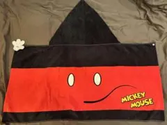 【Disney】ミッキーマウス フード付きタオルポンチョ