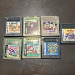 ゲームボーイカラーソフト　まとめ売り