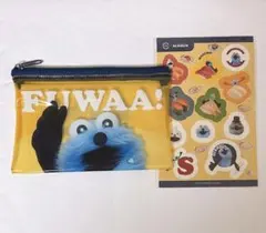 パペットスンスン スシローコラボ クリアポーチ シール