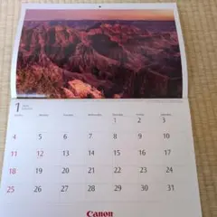 Canon カレンダー 2026 壁掛けカレンダー