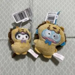サンリオ　どうぶつ着ぐるみ マスコット　2個セット