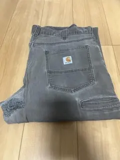 Carhartt Relaxed Fit デニムパンツ グレー　36×34