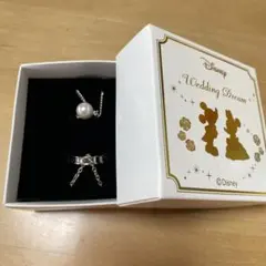 ミッキー＆ミニー　チェーン付ペアリング