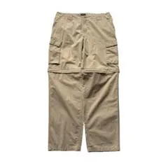 ジップオフカーゴパンツ 90s ワイドパンツ カーキ 00sビンテージ メンズのサムネイル