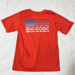 コロンビアPFGキッズ半袖Tシャツ赤 6/7 XS速乾のサムネイル