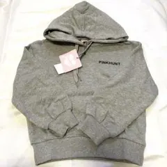 新品　PINKHUNT（ピンクハント）パーカー　XXS　120㎝　グレー　キッズ