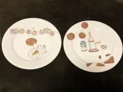 afternoon tea プレート　2枚