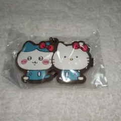 ちいかわ サンリオ なかよしラバーマスコット ハチワレ ハローキティ