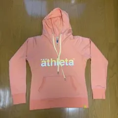アスレタ　athleta パーカー　オレンジ　Sサイズ
