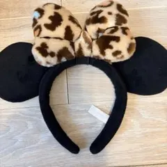 東京ディズニーリゾート　ヒョウ柄　カチューシャ ミニー　レオパード柄