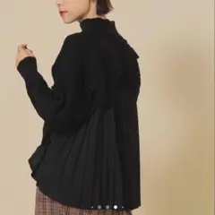 レイビームス プリーツドッキングニットのサムネイル