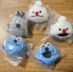 6☆ パペットスンスン 前髪クリップ　ガチャガチャ　5種セット