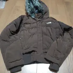ノースフェイスゴッサムジャケットガールズS　ブラウン