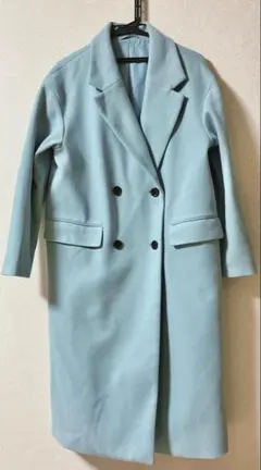 GU ジーユー レディース テーラードコート L ブルー