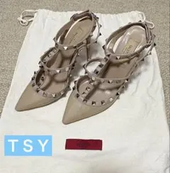 VALENTINO ロックスタッズ付きハイヒール 36のサムネイル