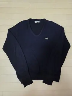 【希少】70s-80s IZOD LACOSTE アイゾッドラコステ ニット 紺