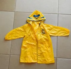 ドクターイエロー レインコート フード付き