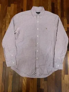 Ralph Lauren チェック柄 オックスフォードボタンダウンシャツ M
