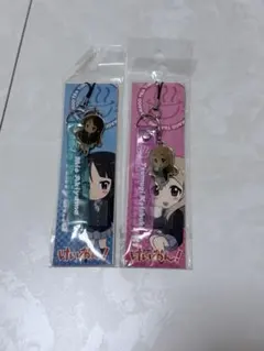 けいおん！ 携帯ストラップ キーホルダー 秋山澪 琴吹紬