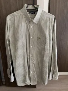 BURBERRY ストライプ 長袖シャツ LL