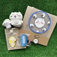 ちいかわ　アクリルネームタグ　クリアラバーコースター2 ダイソー　マグネッツ