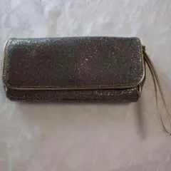 MARK BY MARC JACOBS ラメ クラッチバッグ　シルバー 訳あり