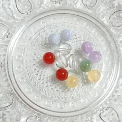 天然石 パワーストーン 8mm 丸玉 アソート12点set 新品