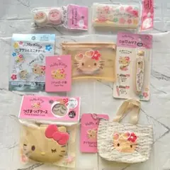 サンリオ　HALLO KITTY　ハローキティ　人気　日焼けキティ　7点セット