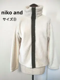 niko and ニコアンド もこもこ ボアフリースジャケット