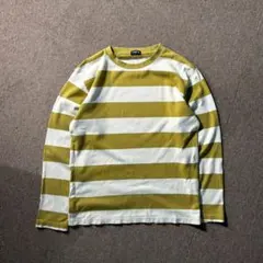 90s OLD UNIQLO メンズ M ボーダー カットソー ロンT