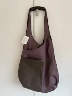 紫 トートバッグ