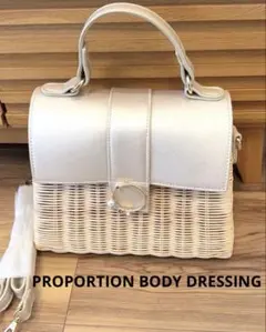 ビジューリングラタンバッグ PROPORTION BODY DRESSINGのサムネイル