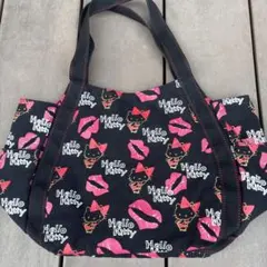 Hello Kitty トートバッグ 黒とピンク