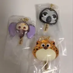 ズートピア　アイスキャンディーチャーム　3点セット