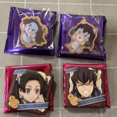 鬼滅の刃 バレンタイン　バッジ　嘴平伊之助　 神崎アオイ