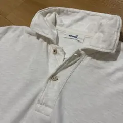 未使用に近い　45RPm 天竺編み　ポロシャツ　Ｔシャツ 刻印ウッドボタン　3のサムネイル