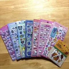 早い者勝ち！立体シール　8シートセット