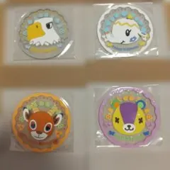 どうぶつの森 クリアラバーコースター ４枚