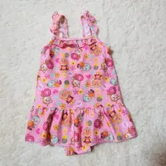 アンパンマン 水着 ピンク ワンピース 95cm