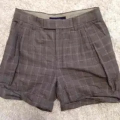 美品□マカフィーmacpheeショートパンツチェック□ballsey