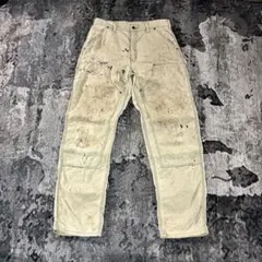 32×34 極上フェード 雰囲気抜群 一点物 ペンキ クラッシュ レザータグ