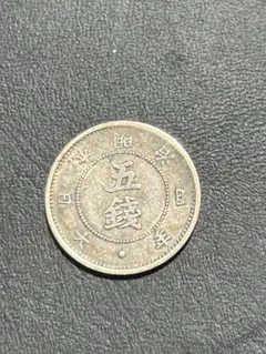 日本銀貨 旭日10銭銀貨 明治40年 - メルカリ