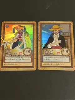 ワンピースカードダス ハイパーバトル シャンクスと バギー　初期