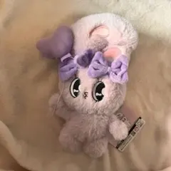 エスターバニー ハートバルーンぬいぐるみ ラベンダーバニー ④