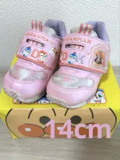 アンパンマン キッズ スニーカー ピンクのサムネイル