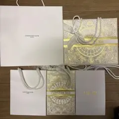 CHRISTIAN DIOR ショップ袋セット リボン付き